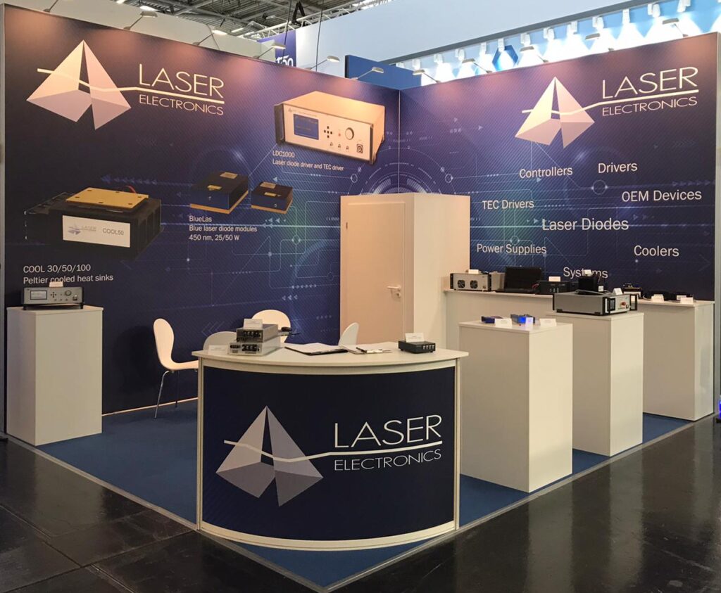 Laser Electronics World of Photonics Booth Stand 2023